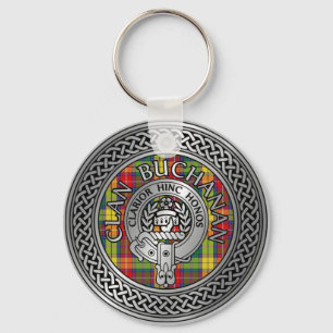 Porte-clés Clan Buchanan Crest & Tartan Knot