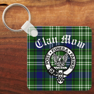Porte-clés Clan écossais Mow Crest & Tartan