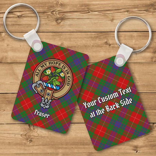 Porte-clés Clan Fraser Crest sur le Porte - clé Tartan (Créateur téléchargé)