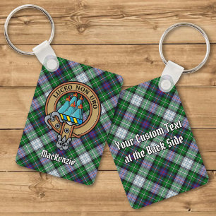 Porte-clés Clan MacKenzie Crest sur la robe Tartan Porte - cl