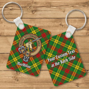 Porte-clés Clan MacMillan Crest sur Tartan