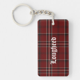 Porte-clés Clan personnalisé Lougheed Tartan Plaid Porte - cl