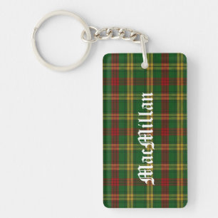 Porte-clés Clan personnalisé MacMillan Tartan Plaid Porte - c