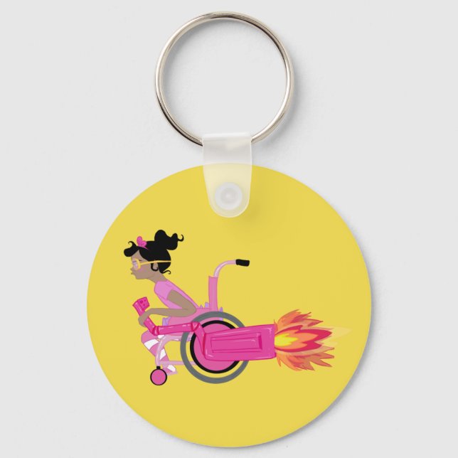 Porte-clés ClaraBelle's Rocketchair porte - clé (Recto)