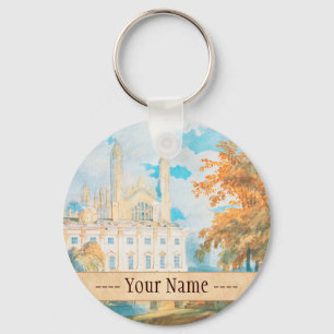 Porte-clés Clare Hall et King’s College Chapelle, Cambridge,