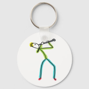 Porte-clés Clarinet Stickman