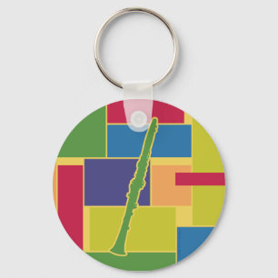 Porte-clés Clarinette Colorblocks