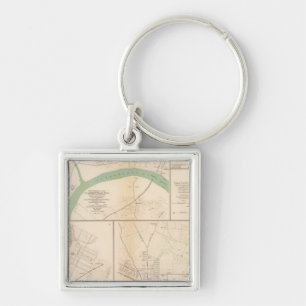 Porte-clés Clarksville, Tenn, Dalton, Ga