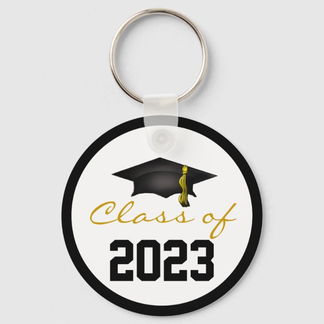 Porte-clés Classe Classy de 2023 Graduation Cap (Recto)