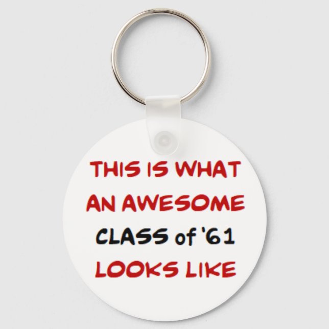 Porte-clés classe de 1961, génial (Recto)