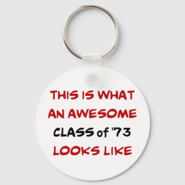 Porte-clés classe de 1973, génial (Recto)