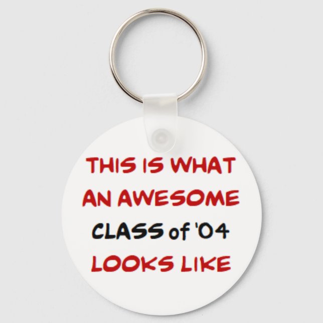Porte-clés classe de 2004, génial (Recto)