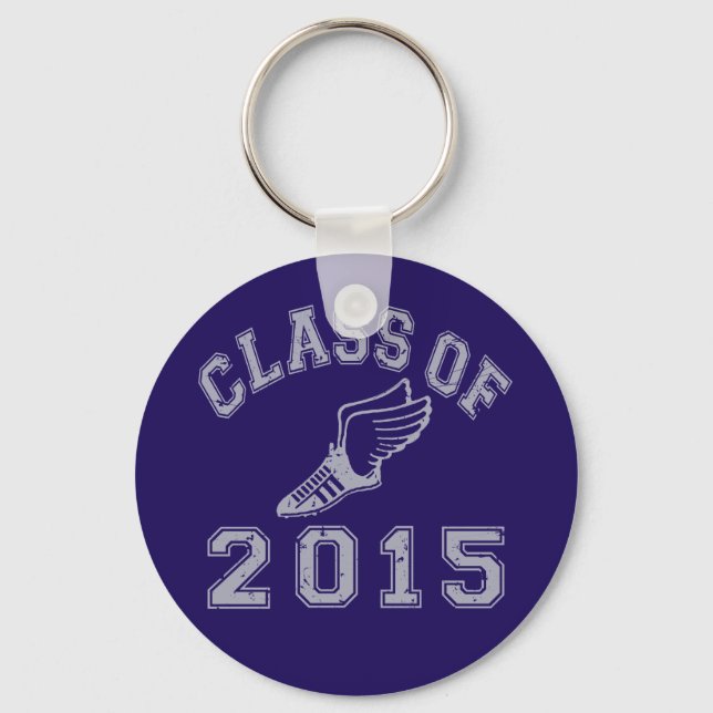 Porte-clés Classe De 2015 Track & Field - Grey 2 (Recto)