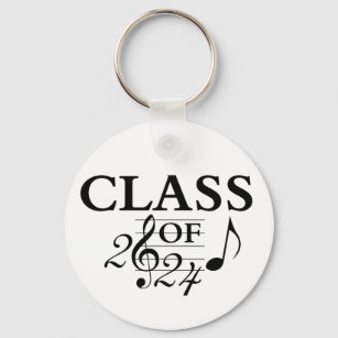 Porte-clés Classe de 2024 Musical Bar