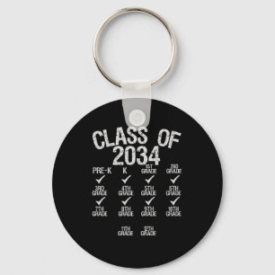 Porte-clés Classe De 2034 Grow With Me Graduation 6ème Grade