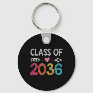 Porte-clés Classe De 2036 Pré-K Diplômé De L'École Préscolair