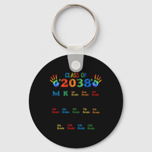 Porte-clés Classe de 2038 Grow With Me Color Handprint Pre-K