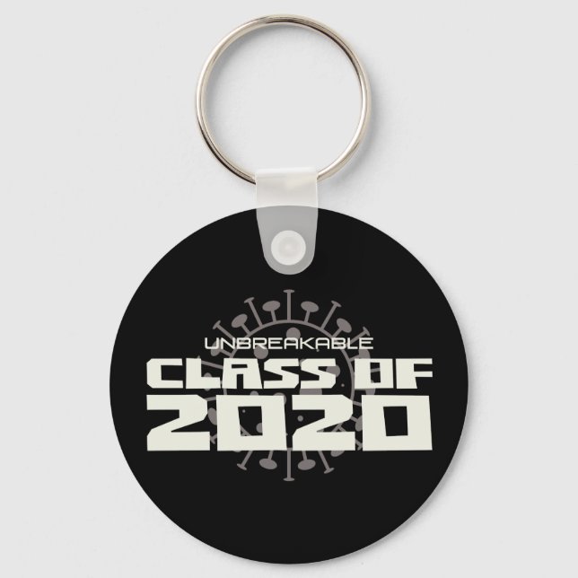 Porte-clés Classe de Coronavirus 2020 - Indestructible (Recto)
