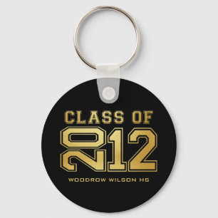 Porte-clés Classe de fin d'études de 2012 Key-Chain (or)