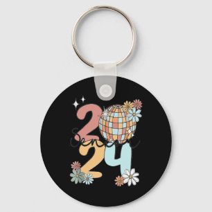 Porte-clés Classe Disco Ball Retro Senior 2024 De 2024 Gradua