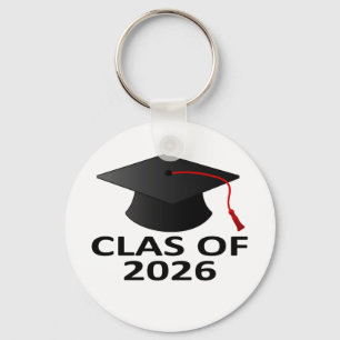 Porte-clés Classe d'obtention du diplôme de 2026 T-Shirt.png