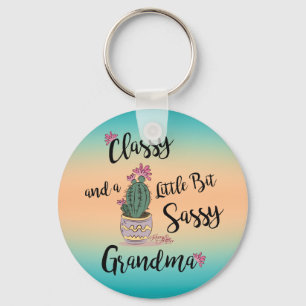 Porte-clés Classé Et Un Peu Sassy Grand-Mère Porte - clé