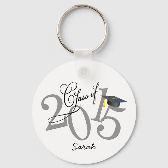 Porte-clés Classe Funky Personnalisée de 2015 (Recto)