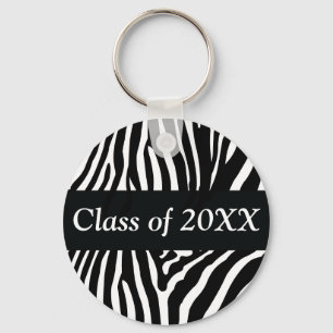 Porte-clés Classe personnalisée par zèbre de porte - clé