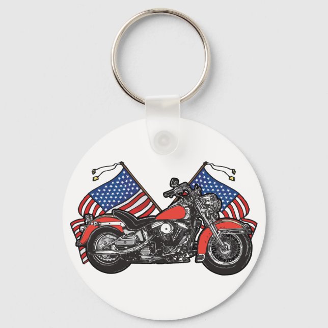 Porte-clés Classic American Biker (Recto)