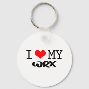 Porte-clés Classic "I Love My WRX" design