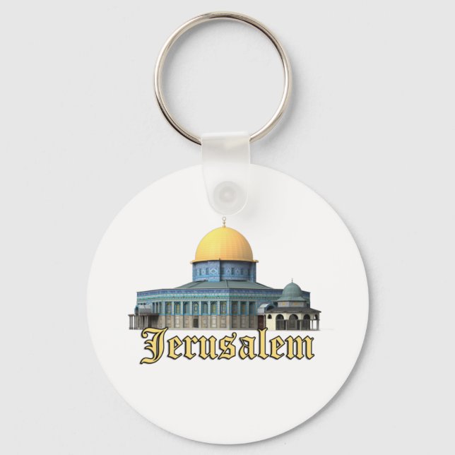 Porte-clés Classic Jerusalem Dome of The Rock Design (Recto)