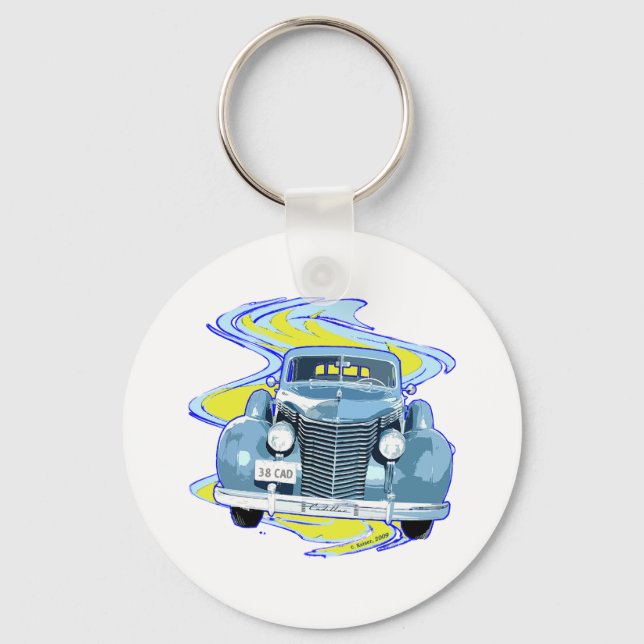 PORTE-CLÉS CLASSIQUE 1938 CADILLAC (Recto)