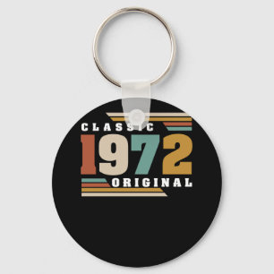 Porte-clés Classique 1972 Original 50e anniversaire 50 ans