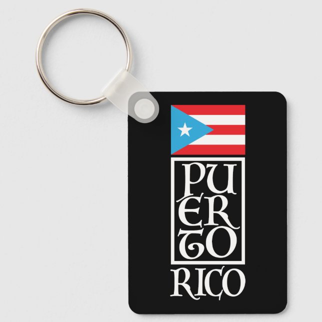 Porte-clés Classique de Porto Rico (Recto)