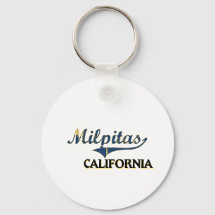 Porte-clés Classique de ville de Milpitas la Californie