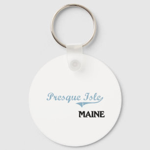 Porte-clés Classique de ville du Maine d'île de Presque