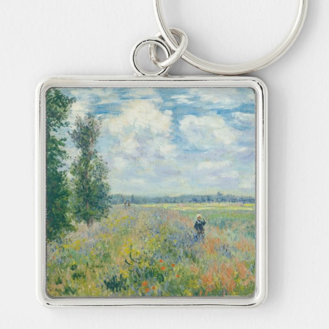 Porte-clés Claude Monet - Champs de pavot près d'Argenteuil ( (Devant)