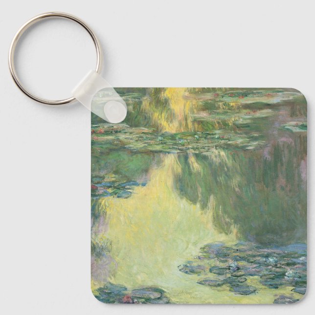 Porte-clés Claude Monet Classic Painting, Nénuphar (1907) (Recto)
