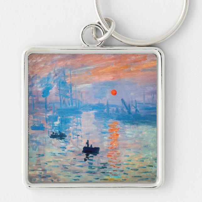 Porte-clés Claude Monet - Impression, lever de soleil (Devant)