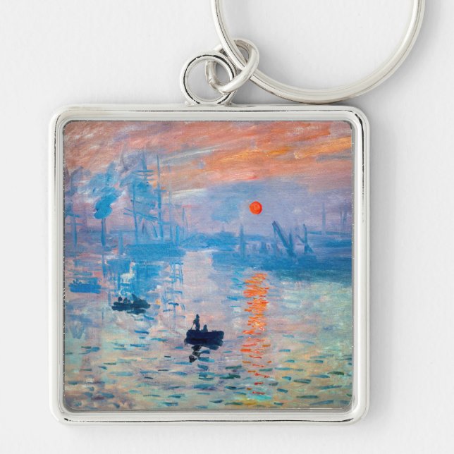 Porte-clés Claude Monet - Impression, soleil levant (Devant)