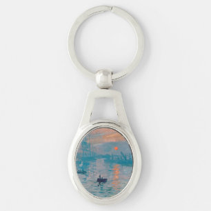 Porte-clés Claude Monet Impression Soleil Levant Français