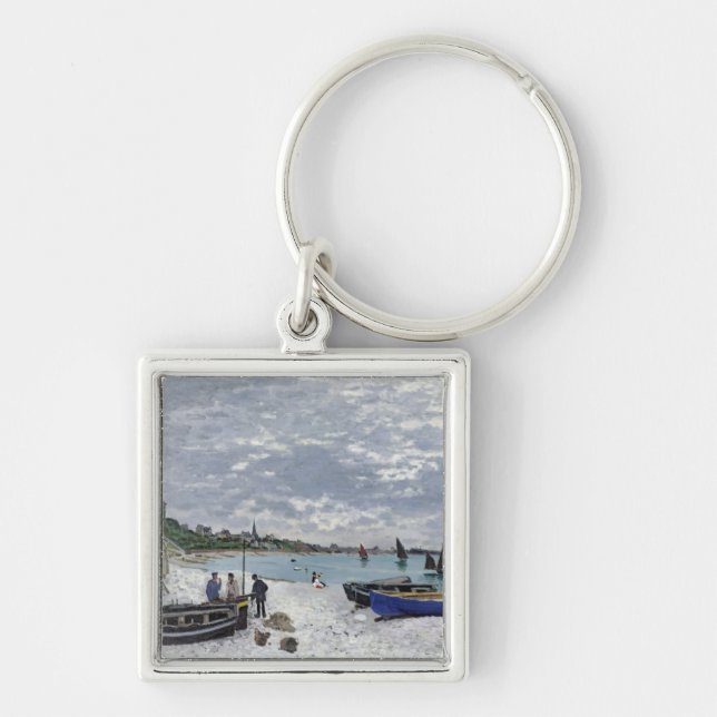 Porte-clés Claude Monet | la plage chez Sainte-Adresse (Devant)