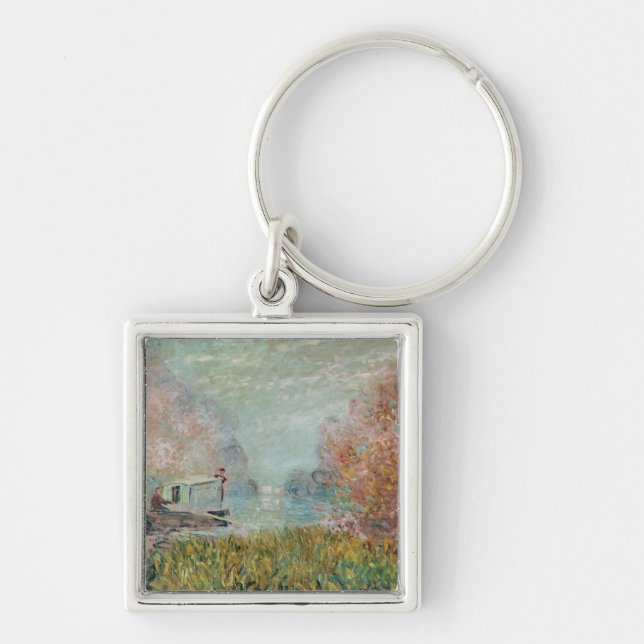 Porte-clés Claude Monet | le studio de bateau sur la Seine, (Devant)