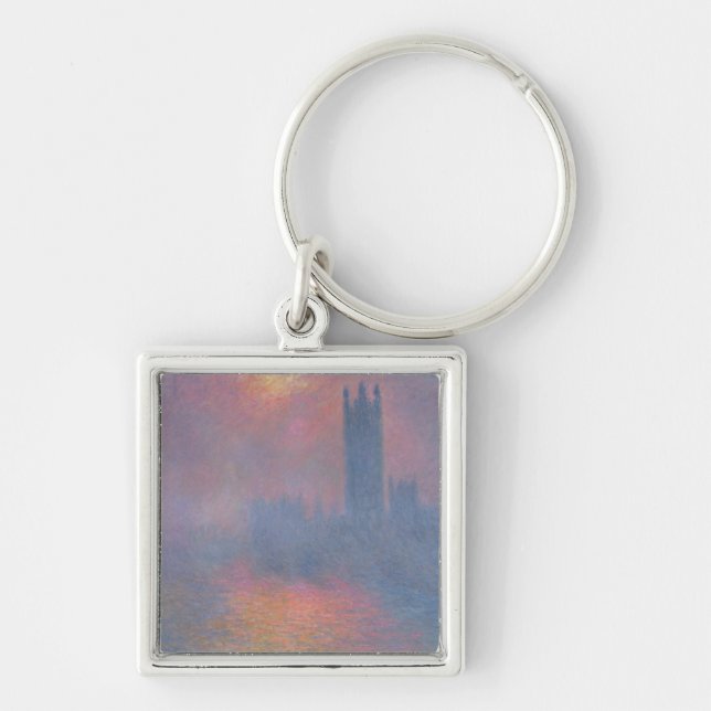 Porte-clés Claude Monet | les Chambres du Parlement, Londres (Devant)