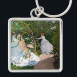 Porte-clés Claude Monet - Les femmes dans le jardin<br><div class="desc">Femmes dans le jardin / Femmes au jardin - Claude Monet,  Huile sur toile,  1866</div>