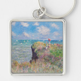 Porte-clés Claude Monet - Promenade sur la falaise à Pourvill