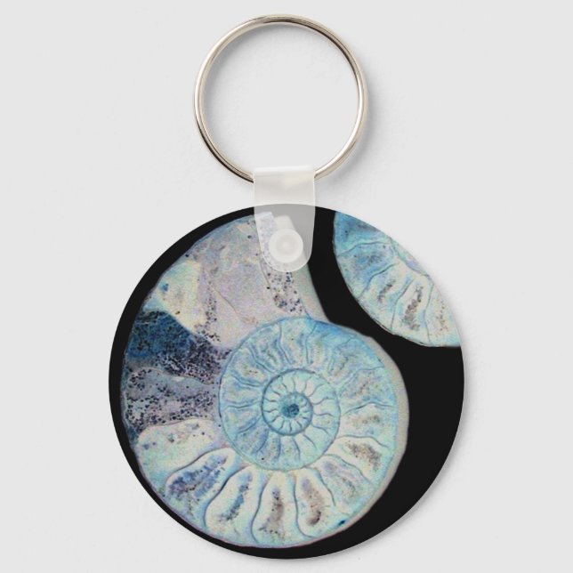 Porte-clés Clavier Ammonite Fractionné (Recto)