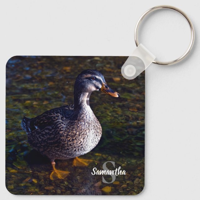 Porte-clés Clavier de canard de Mallard (Dos)