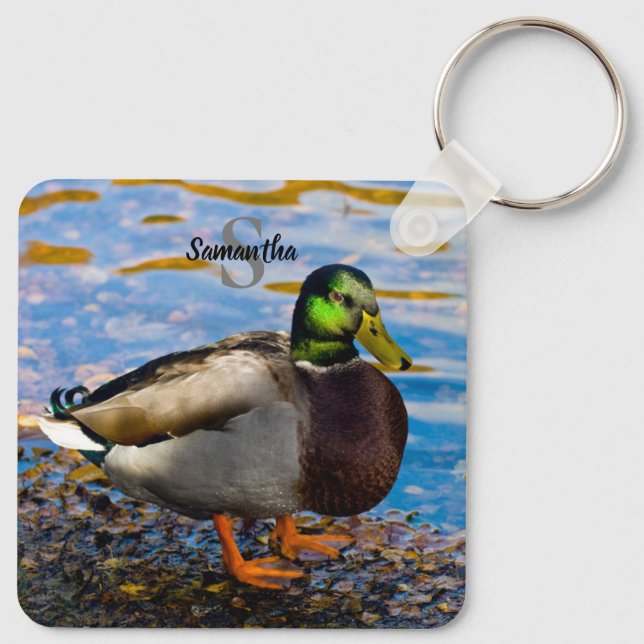 Porte-clés Clavier de canard de Mallard (Dos)