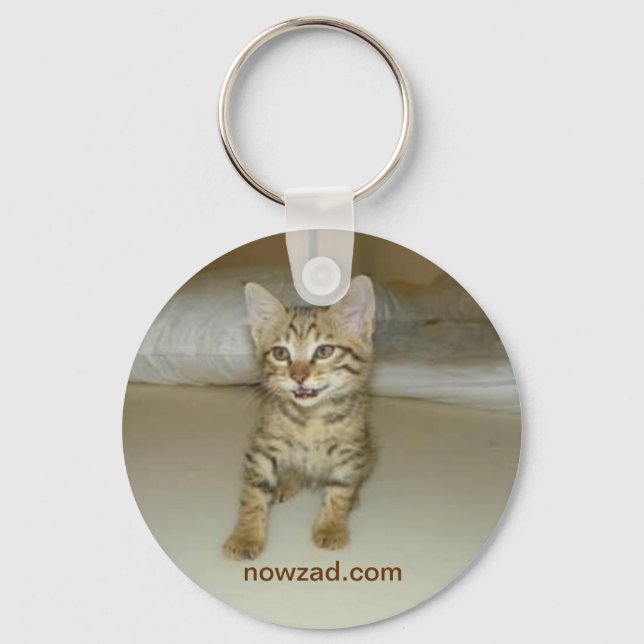 Porte-clés Clavier de chat Secouru Nowzad (Recto)